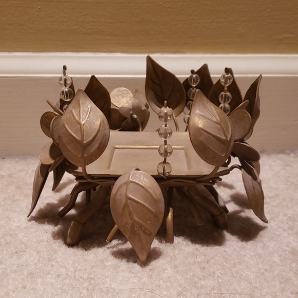 Bronze Leaf Votive Holder - Picture 1 of 3